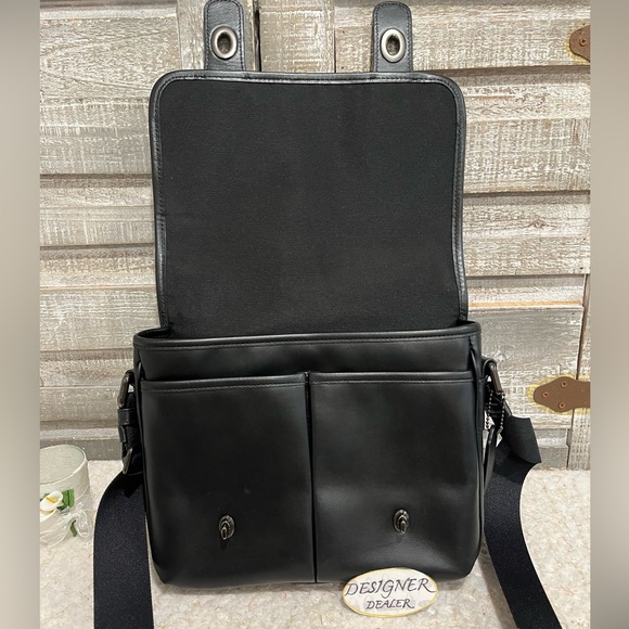 COACH Heritage Map Smooth Leather Crossbody C2906 GUC! - Picture 9 of 12